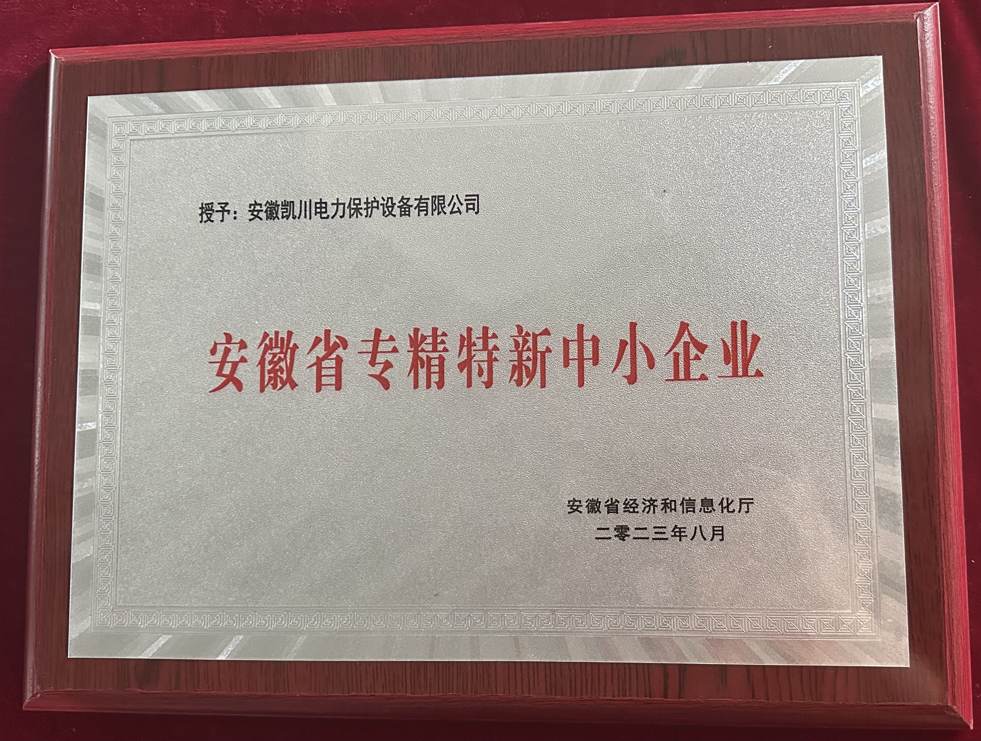 2023年安徽省“專精特新”中小企業(yè)