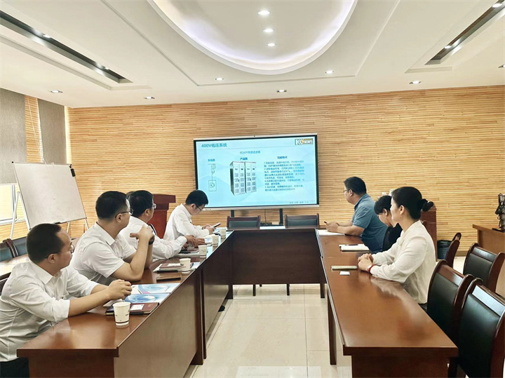 中天鋼鐵集團(tuán)(淮安)新材料有限公司一行蒞臨我司參觀(guān)交流